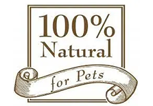 100% natural logo